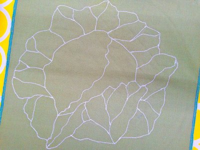 dessin à la machine à coudre, broderie machine