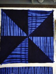 Patchwork moulin indigo