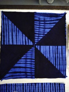 Patchwork moulin indigo
